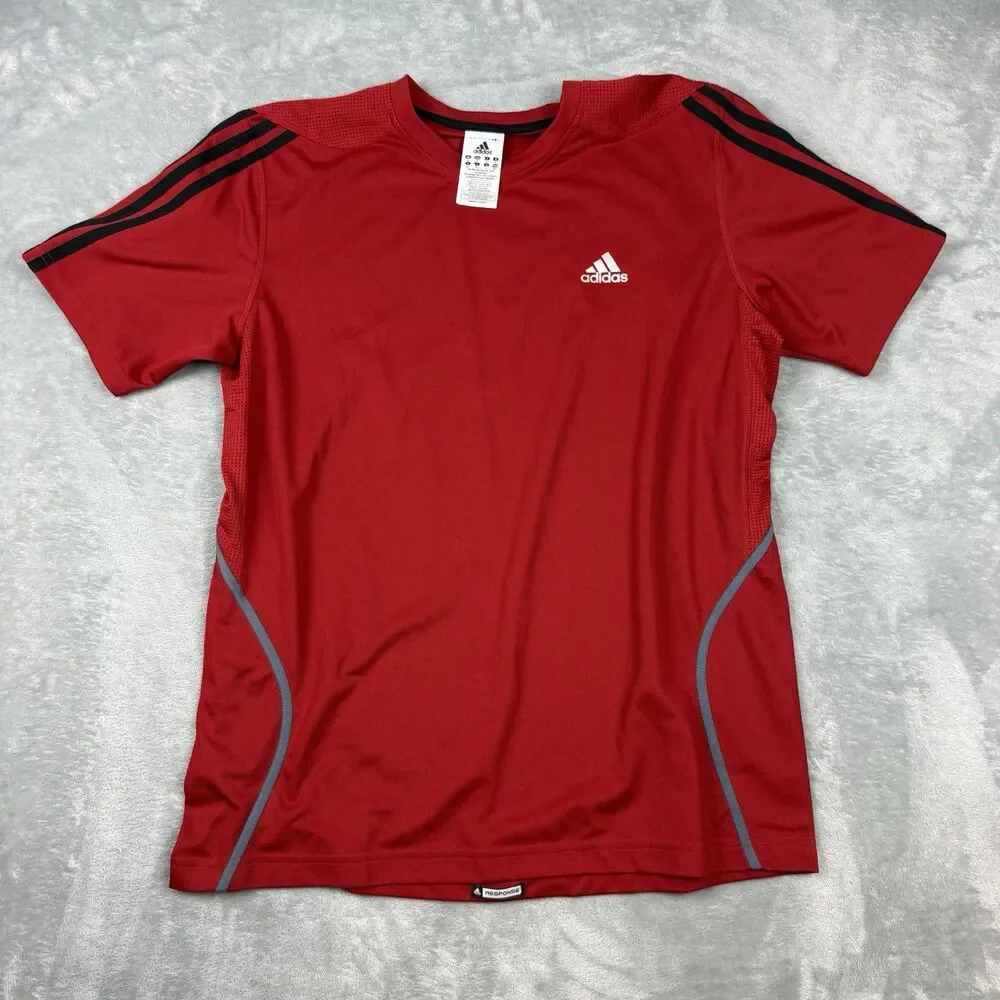 Adidas Response ClimaCool Shirts Men’s Medium Lot of 3 Athletic Training Y2K